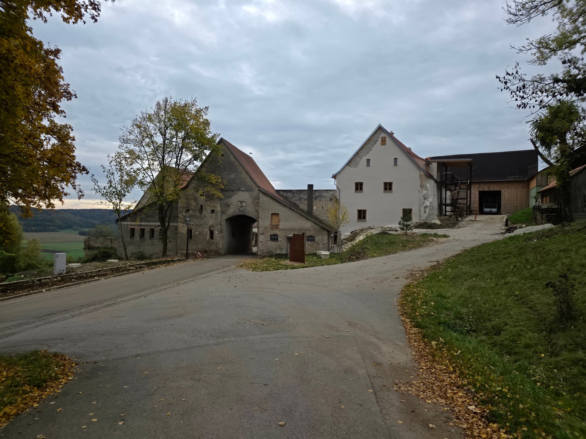Detailaufnahme aus dem sanierten Bauernhaus